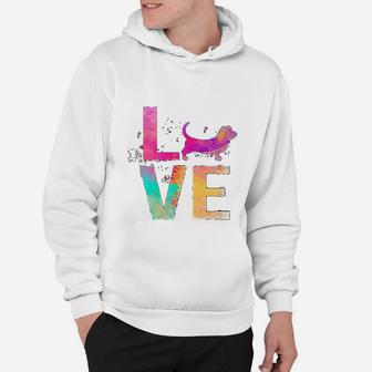 Colorful Basset Hound Dog Mom Gifts Basset Hound Hoodie - Seseable