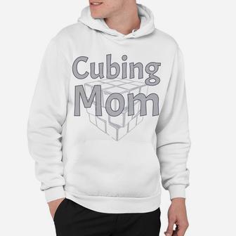Cubing Mom Puzzle Cube Graphic Hoodie - Seseable