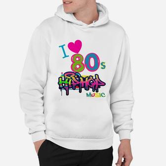 Cute I Love 80s Hip Hop Music Outfit Shirt For Women Hoodie - Seseable