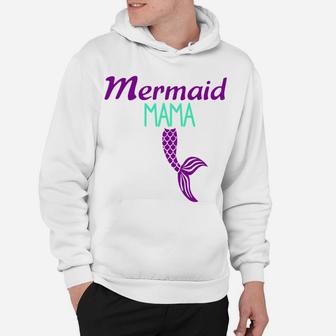 Cute Mermaid Mama Mom Sea Lover Womens Novelty Hoodie - Seseable