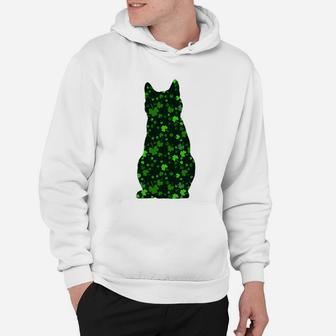 Cute Shamrock Chartreux Mom Dad Gift St Patricks Day Awesome Cat Lovers Gift Hoodie - Seseable