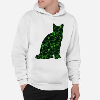 Cute Shamrock European Shorthair Mom Dad Gift St Patricks Day Awesome Cat Lovers Gift Hoodie - Seseable