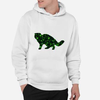 Cute Shamrock Exotic Shorthair Mom Dad Gift St Patricks Day Awesome Cat Lovers Gift Hoodie - Seseable