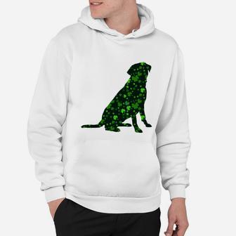 Cute Shamrock Labrador Retriever Mom Dad Gift St Patricks Day Awesome Dog Lovers Gift Hoodie - Seseable