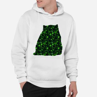 Cute Shamrock Persian Mom Dad Gift St Patricks Day Awesome Cat Lovers Gift Hoodie - Seseable