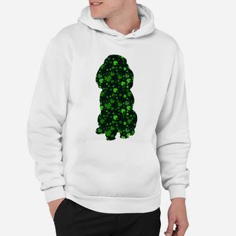 Cute Shamrock Poodle Mom Dad Gift St Patricks Day Awesome Dog Lovers Gift Hoodie - Seseable