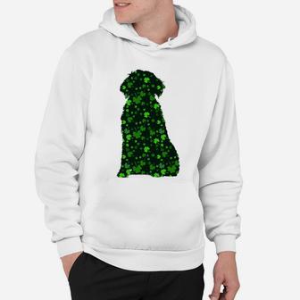 Cute Shamrock Portuguese Water Dog Mom Dad Gift St Patricks Day Awesome Dog Lovers Gift Hoodie - Seseable
