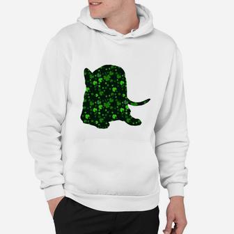 Cute Shamrock Savannah Mom Dad Gift St Patricks Day Awesome Cat Lovers Gift Hoodie - Seseable
