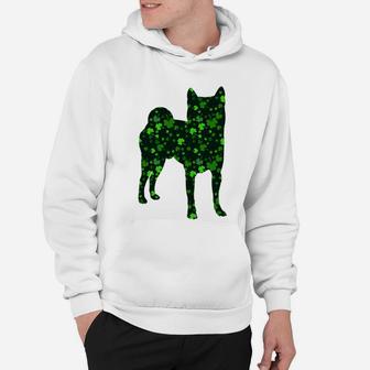 Cute Shamrock Shiba Inu Mom Dad Gift St Patricks Day Awesome Dog Lovers Gift Hoodie - Seseable