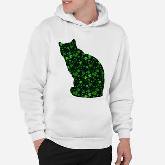 Cute Shamrock Siamese Mom Dad Gift St Patricks Day Awesome Cat Lovers Gift Hoodie - Seseable