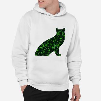 Cute Shamrock Tonkinese Mom Dad Gift St Patricks Day Awesome Cat Lovers Gift Hoodie - Seseable