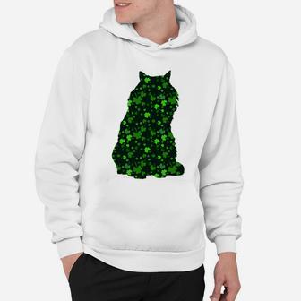 Cute Shamrock Turkish Van Mom Dad Gift St Patricks Day Awesome Cat Lovers Gift Hoodie - Seseable