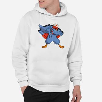 Dabbing Nurse Turkey Thanksgiving Gifts For Doctor Hoodie - Seseable