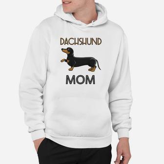 Dachshund Mom Cute Dog Weenie Mothers Day Gift Hoodie - Seseable