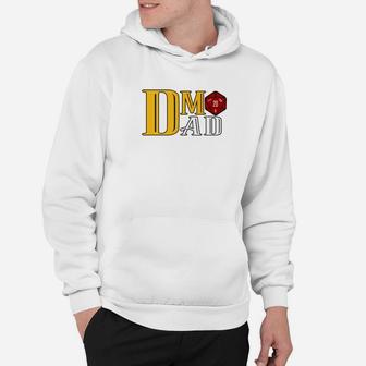 Dm Dad Rpg Roleplaying For Gamer Father Hoodie - Seseable