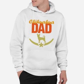 Dog Dad Shirt For Men Daddy Chihuahua Puppy Dog Lovers Gift Hoodie - Seseable
