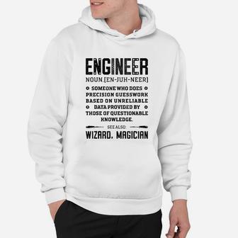 Engineer Definition Funny Noun Engineering Dictionary Hoodie - Seseable