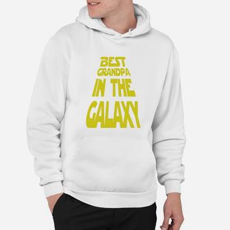 Fathers Day Shirt Best Grandpa In The Galaxy Hoodie - Seseable