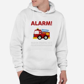 Feuerwehrmann Papa Alarm Kinder Hoodie, Besonderes Geschenk für Feuerwehr-Elternkinder - Seseable