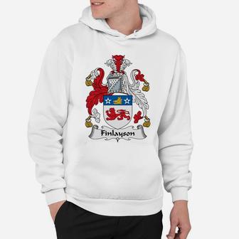 Finlayson Family Crest Scottish Family Crests Hoodie - Seseable