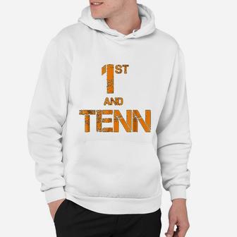 First And Ten Tennessee State Orange Football Fan Hoodie - Seseable