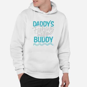 Fishing Dad Clothing Daddys Fishing Buddy Gift Apparel Premium Hoodie - Seseable