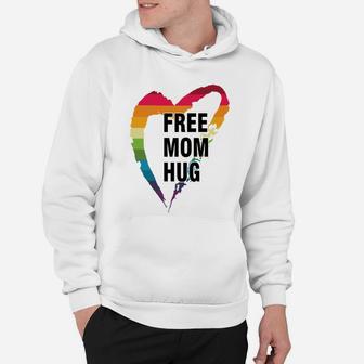 Free Mom Hug Gay Pride Hoodie - Seseable