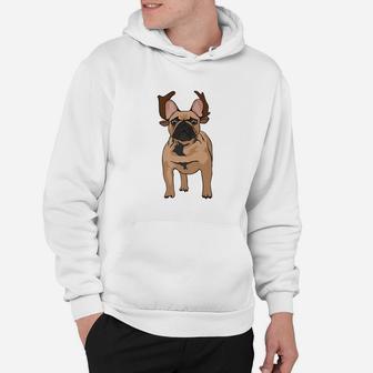 French Bulldog Christmas Shirt For Adults Kids Reindeer Hoodie - Seseable