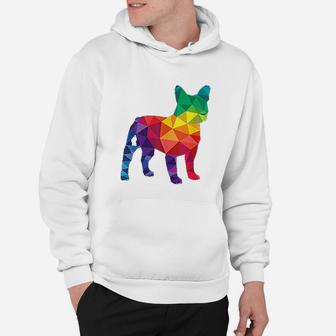 French Bulldog Rainbow Hoodie - Seseable