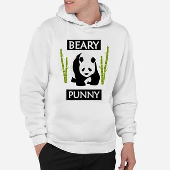 Funny And Cute Panda Bear Eating Bamboo Pun Hoodie - Seseable