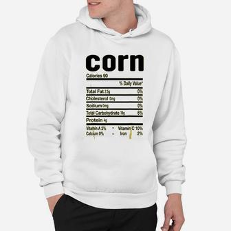 Funny Corn Nutrition Thanksgiving Costume Hoodie - Seseable