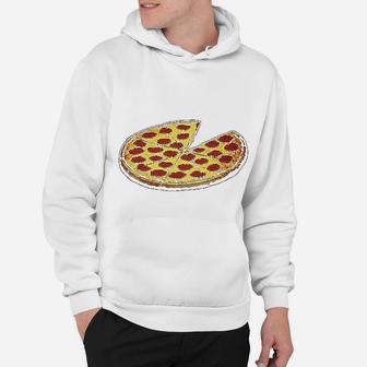 Funny Dads Pizza Pie And Slice Dad Hoodie - Seseable