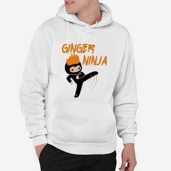Funny Ginger Ninja Ginga Red Hair Hoodie - Seseable