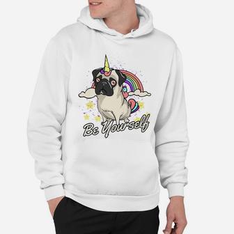 Funny Pugicorn Unicorn Pug Lovers Dog Gif Hoodie - Seseable