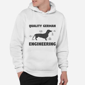 German Engineering Funny Weiner Dog Dachshund Hoodie - Seseable