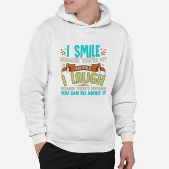 Gifts For Brother From Sister Funny Brother Funny Sibling Hoodie - Seseable