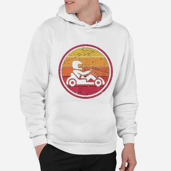Go Cart Racing Gift Retro Vintage Go Kart Hoodie - Seseable