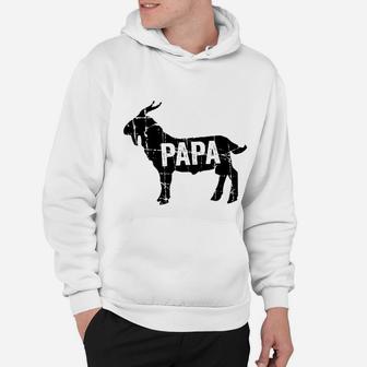 Goat Papa Greatest Of All Time Dad Hoodie - Seseable