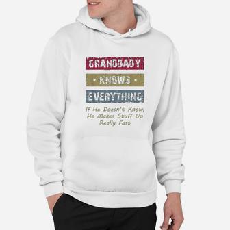 Granddaddy Knows Everything, best christmas gifts for dad Hoodie - Seseable