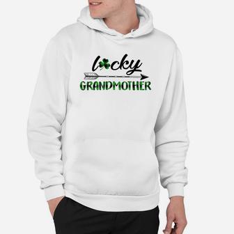 Green Plaid Lucky Grandmother Hoodie - Seseable