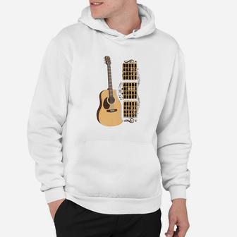 Guitar Dad Shirt Dad Chord Acoustic Guitarist Fathers Day Premium Hoodie - Seseable