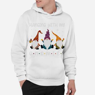 Hanging With My Gnomies Gnome Funny Christmas Hoodie - Seseable
