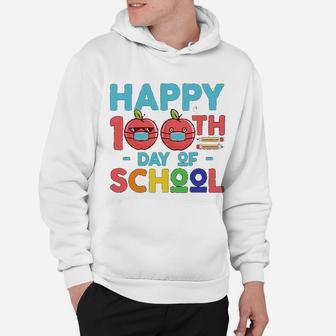 Happy 100th Day Of School Kindergarten Teacher Or Student Hoodie - Seseable