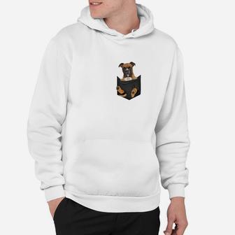 Hunde im Karton Herren Hoodie, Lustiges Weißes Tee für Tierfreunde - Seseable