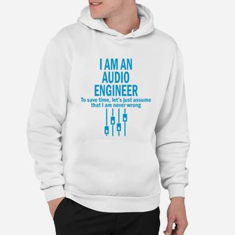 I Am An Audio Engineer Hoodie - Seseable
