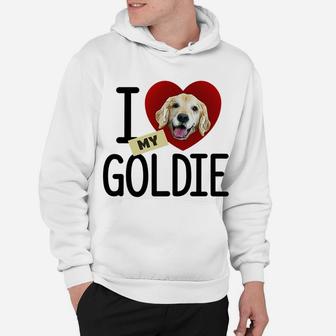 I Love Heart My Golden Retriever Dog Breeds Hoodie - Seseable