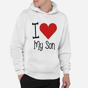 I Love My Daddy I Love My Son Father Kid Matching Hoodie - Seseable