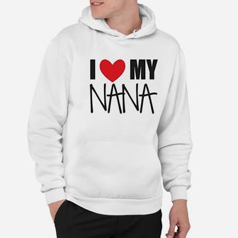 I Love My Grandma Nana Or Mimi Baby Clothes Hoodie - Seseable