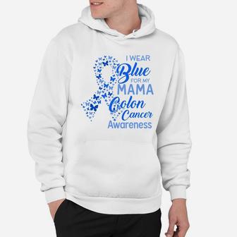 I Wear Blue For My Mama Proud Mom Hoodie - Seseable