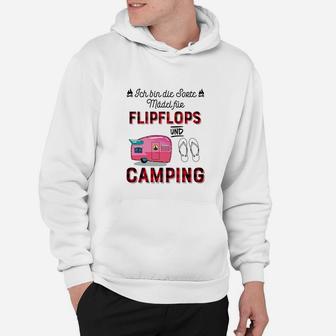 Ich bin die coole Tante Camping & Flipflops Hoodie für Sommer - Seseable